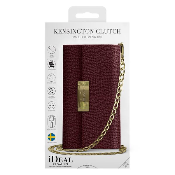 iDeal of Sweden Kensington Clutch Klapphülle Rot für das Samsung Galaxy S10