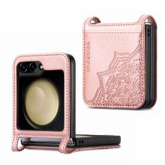 imoshion Mandala Klapphülle Samsung Galaxy Z Flip 7 FE - Rosé gold