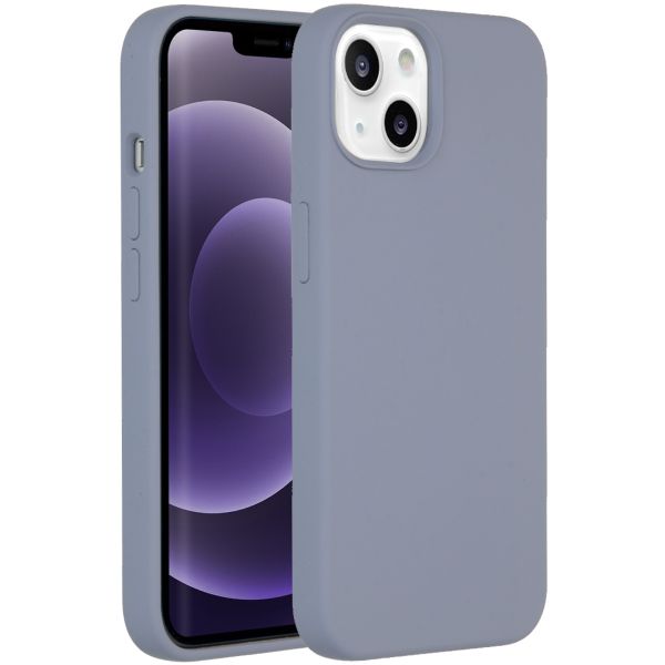 Accezz Liquid Silikoncase iPhone 13 - Lavender Gray