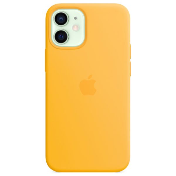 Apple Silikon-Case MagSafe für das Apple iPhone 12 Mini - Sunflower