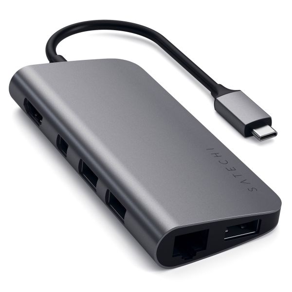 Satechi USB-C Multimedia Adapter | Multiport-Adapter für Laptops - Space Grau