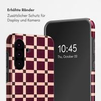 Selencia Vivid Back Cover Samsung Galaxy A36 / A56 - Check This Burgundy