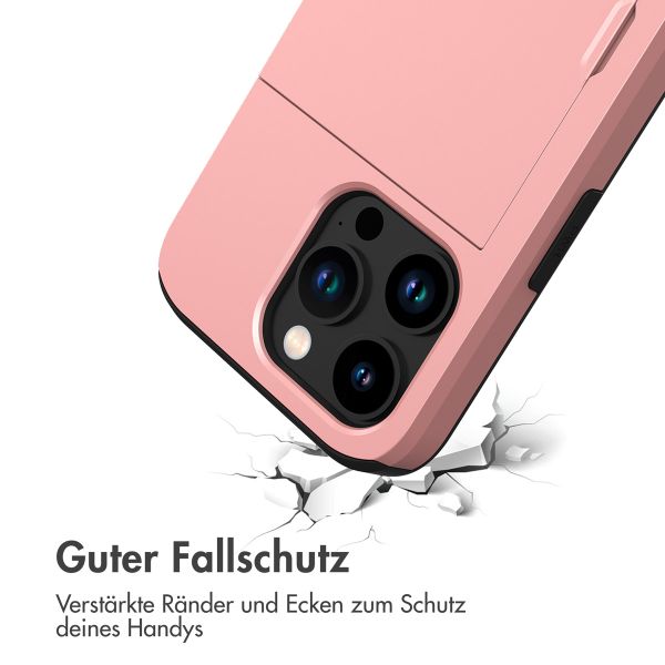 imoshion Backcover mit Kartenfach Apple iPhone 15 Pro - Rosé gold