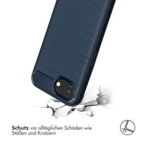 imoshion Brushed Back Cover für das iPhone SE 4 - Dunkelblau