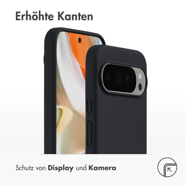 Accezz Liquid Silikoncase Google Pixel 10 Pro XL - Schwarz