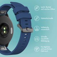 imoshion QuickFit® Silikonarmband -   Garmin 22 mm Anschluss - Dunkelblau