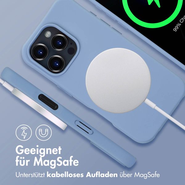 imoshion Color Backcover mit abnehmbarem Handykette und MagSafe Apple iPhone 16 Pro Max - Ash Blue