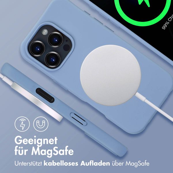 imoshion Color Backcover mit abtrennbarem Band MagSafe für das iPhone 16 Pro Max - Ash Blue