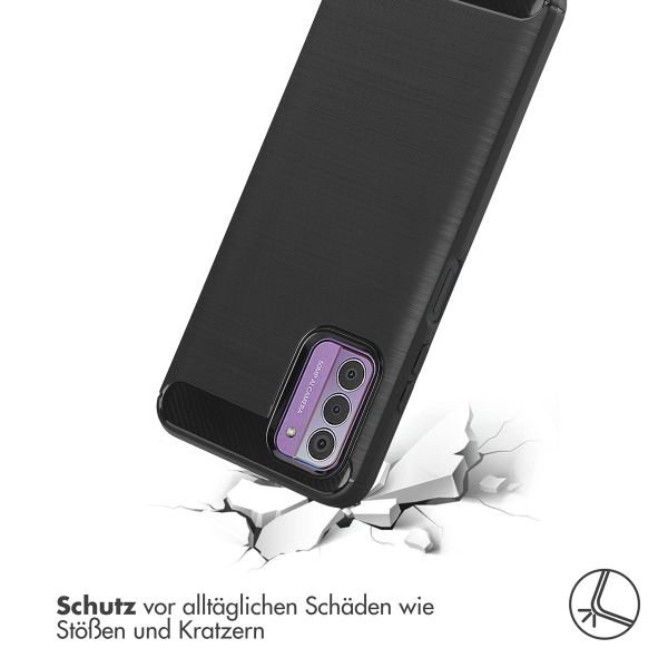 imoshion Brushed Back Cover Nokia G42 - Schwarz