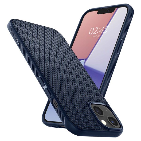 Spigen Liquid Air™ Backcover Apple iPhone 13 - Blau