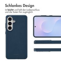 Accezz MagSafe Leather Backcover Samsung Galaxy S26 Plus - Nightfall Blue