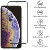 Accezz Full Cover Screen Protector aus gehärtetem Glas für das iPhone 11 Pro Max / Xs Max
