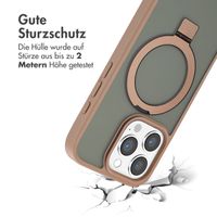 Accezz Ring Stand Backcover mit MagSafe Apple iPhone 16 Pro Max - Braun