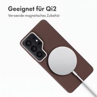 Accezz Mesh Backcover mit MagSafe Samsung Galaxy S26 Ultra - Braun