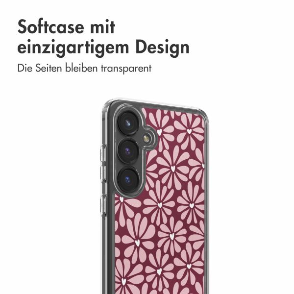 imoshion Design Hülle Samsung Galaxy S24 FE - Bloom Love Blush