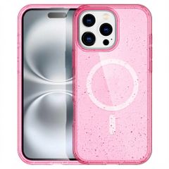 imoshion Sparkle Back Cover mit MagSafe Apple iPhone 16 Pro Max - Glitzer Rosa