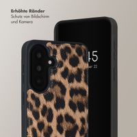Selencia Nova HandyHülle mit Kordel und Kartenhalter Samsung Galaxy A37 (5G) - Leopard