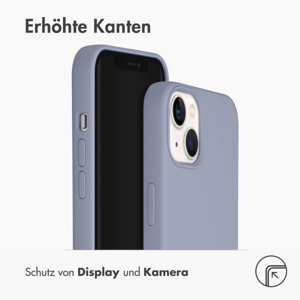 Accezz Liquid Silikoncase Apple iPhone 14 / 13 - Lavender Gray