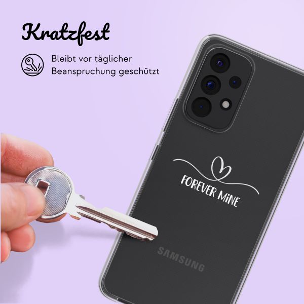 Hülle mit eigenem Foto und/oder Text Samsung Galaxy A53 - Sierlijk hartje