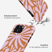 Selencia Vivid Tough Back Cover MagSafe für das Apple iPhone 16 Pro Max - Modern Bloom Pink