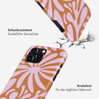 Selencia Vivid Tough Back Cover MagSafe für das iPhone 16 Pro Max - Modern Bloom Pink