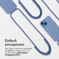 imoshion Color Backcover mit abnehmbarem Handykette und MagSafe Apple iPhone 13 - Ash Blue