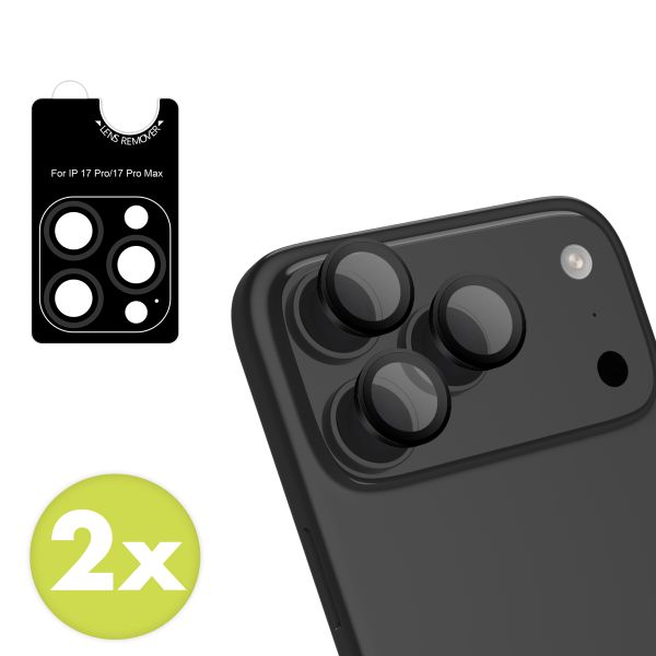 imoshion 2er Pack Kameraobjektivschutz für das Apple iPhone 17 Pro / 17 Pro Max - Grau