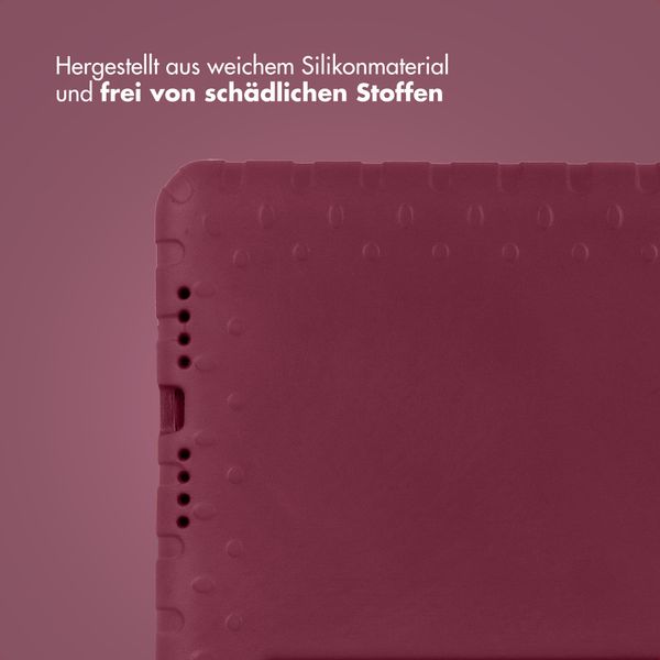 imoshion Schutzhülle mit Handgriff kindersicher Apple iPad 9 (2021) 10.2 Zoll / iPad 8 (2020) 10.2 Zoll / iPad 7 (2019) 10.2 Zoll - Velvet Plum