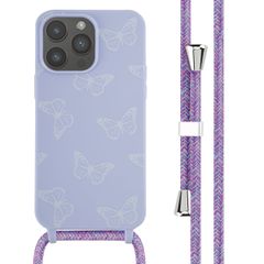 imoshion SilikonHülle design mit Band Apple iPhone 14 Pro Max - Butterfly