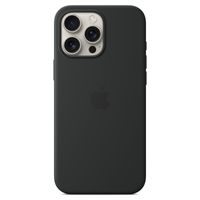 Apple Silikon-Case MagSafe für das Apple iPhone 16 Pro Max - Black