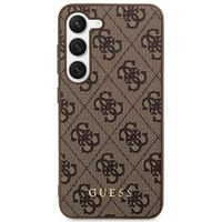 Guess ﻿4G Classic Logo Back Cover für das Samsung Galaxy S24 Plus - Braun