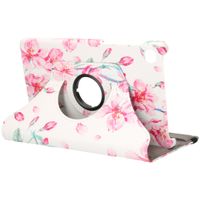 imoshion 360° drehbare Design Tablet Klapphülle Galaxy Tab A7 Lite - Blossom Watercolor White