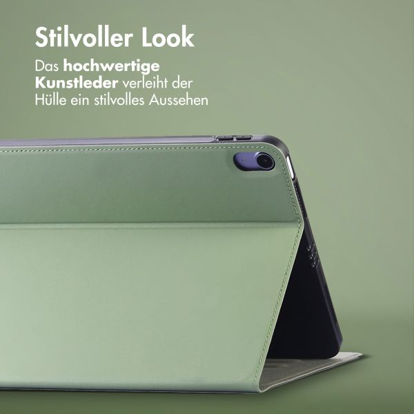 Accezz Classic Klapphülle Apple iPad Mini 7 (2024) / iPad Mini 6 (2021) - Grün