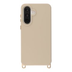 Selencia Rivièra Backcover mit MagSafe mit abnehmbaren Haken Samsung Galaxy A37 (5G) - Milky Latte
