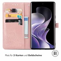 imoshion Mandala Klapphülle für das Xiaomi Redmi Note 14 Pro 5G - Rose Gold