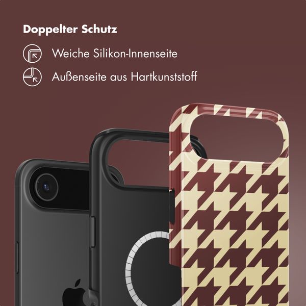 Selencia Vivid Rückabdeckung mit MagSafe Apple iPhone Air - Pied-de-Poule