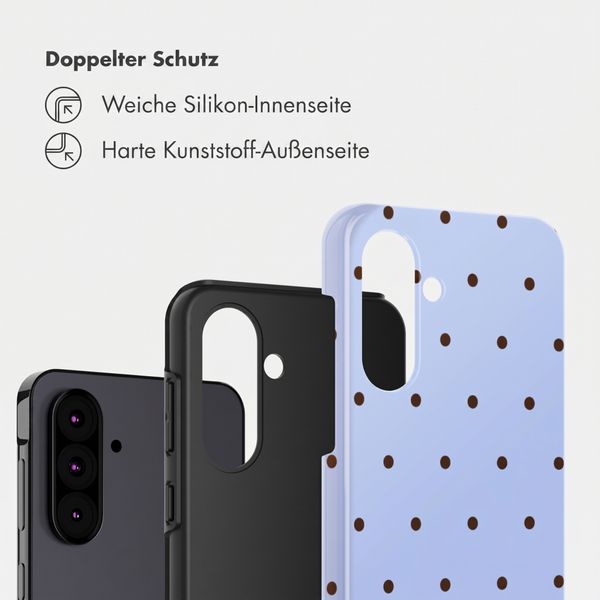 Selencia Vivid Back Cover Samsung Galaxy A36 / A56 - Happy Dots Digital Sky