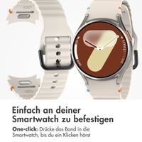 imoshion Wave Silikonarmband für das  Samsung Galaxy Watch 4 / 5 / 6 / 7 / FE (20 mm) - Starlight