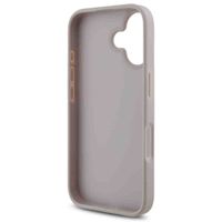 Guess 4G Metal Logo Back Cover für das iPhone 16 - Rosa