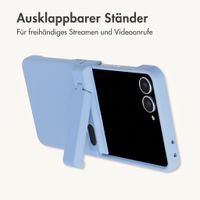 imoshion Color Backcover mit Ständer Samsung Galaxy Z Flip 8 - Hellblau