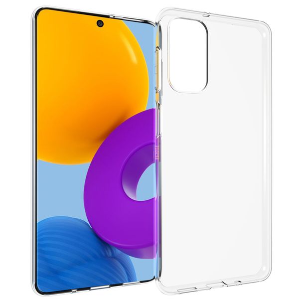 Accezz TPU Clear Cover für das Samsung Galaxy M52 - Transparent