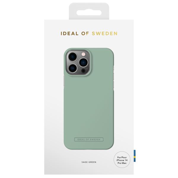 iDeal of Sweden Seamless Case Back Cover für das iPhone 14 Pro Max - Sage Green