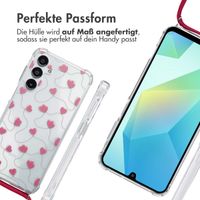 imoshion Design Hülle mit Band Samsung Galaxy A16 - Dusty Rose Connected Hearts
