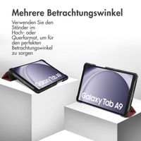 imoshion Trifold Klapphülle für das Samsung Galaxy Tab A9 8.7 Zoll - Rot