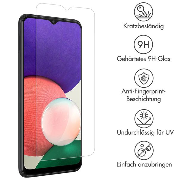 Accezz Screen Protector aus gehärtetem Glas Samsung Galaxy A22 (5G)