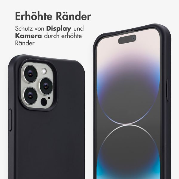 imoshion Color Backcover mit abnehmbarem Handykette und MagSafe Apple iPhone 14 Pro Max - Schwarz