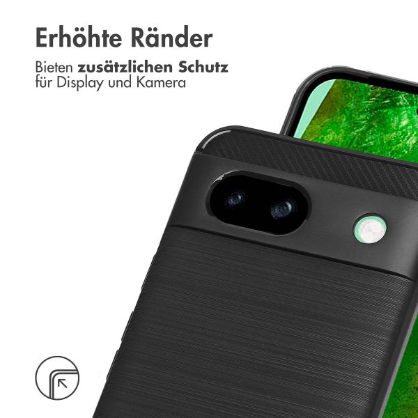 imoshion Brushed Back Cover Google Pixel 8a - Schwarz