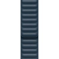 Apple Leather Link für die Apple Watch Series 1-9 / SE - 38/40/41 mm / Series 10 - 42 mm - Größe S/M - Baltic Blue