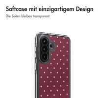 imoshion Design Hülle Samsung Galaxy A37 (5G) - Polka Dot Bordeaux