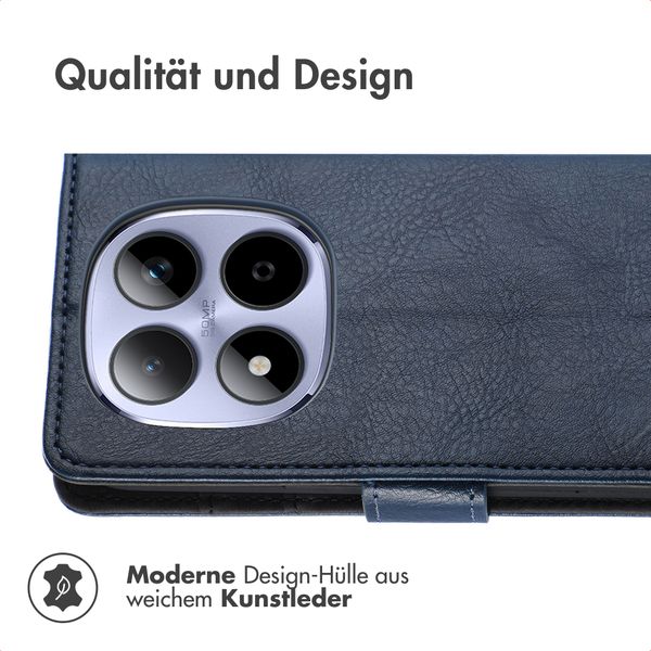 imoshion Luxuriöse Klapphülle Xiaomi Redmi Note 15 (4G) - Dunkelblau